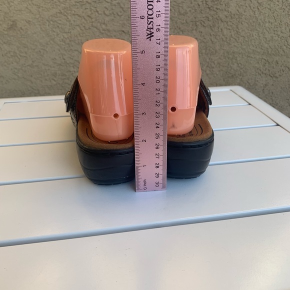 Cobb Hill by new balance clog mules brown metallic shoes size 7W - Picture 5 of 16